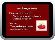 Lesson 8 - Love and Marriage - English Vocabulary
