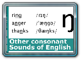 Say ring, anger and thanks. Other Consonants. Pronunciation Tips.