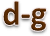 d-g