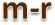 m-r