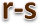 r-s