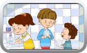 Wash your hands. - Let's eat pizza! (Easy Dialogue) - English video for Kids - English Sing sing
